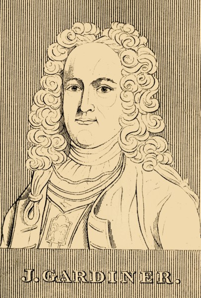 'J. Gardiner', (1688-1745), 1830. Creator: Unknown.