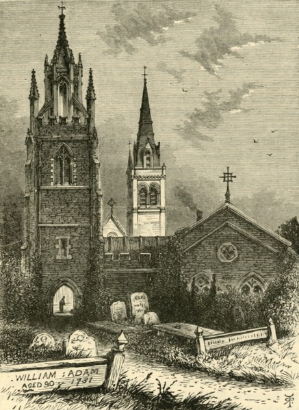 'The Mortuary Chapel and New Church, Woburn', 1898. Creator: Unknown.
