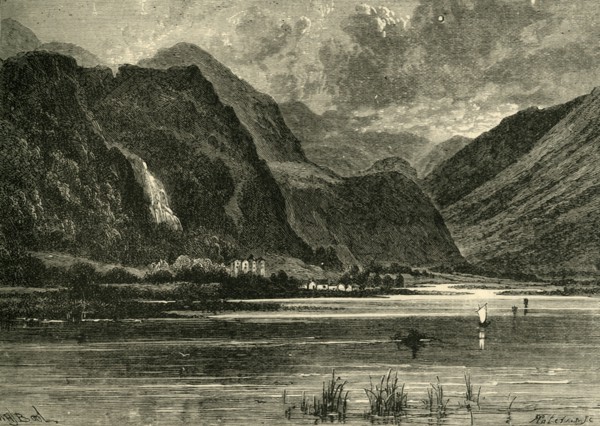 'Derwentwater, Looking Towards Borrowdale', 1898. Creator: Unknown.