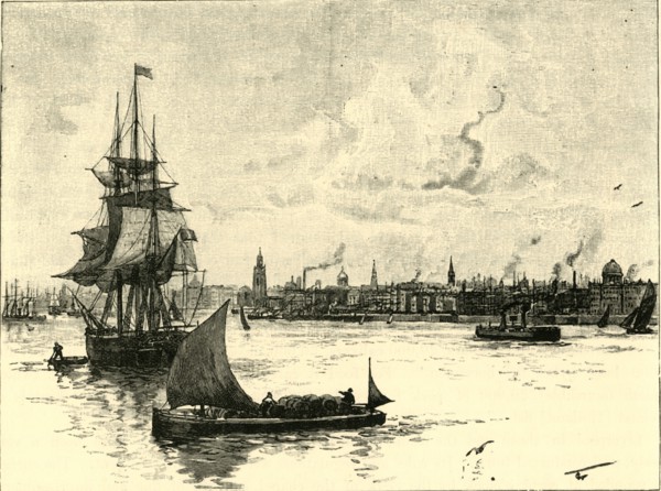 'The Port of Liverpool', 1898. Creator: Unknown.