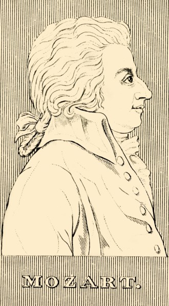'Mozart', (1756-1791), 1830. Creator: Unknown.