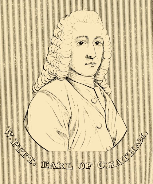 'W. Pitt, Earl of Chatham', (1708-1778), 1830. Creator: Unknown.