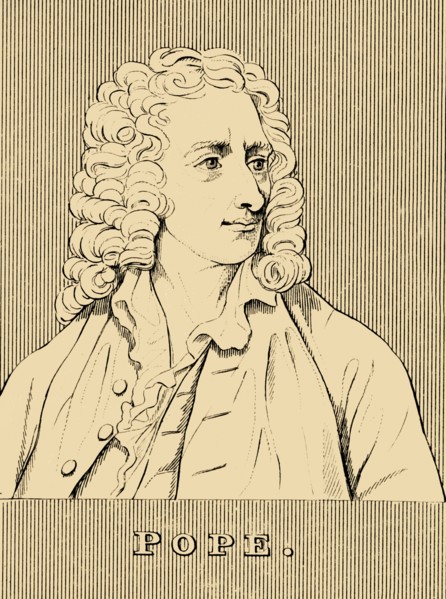 'Pope', (1688-1744), 1830. Creator: Unknown.