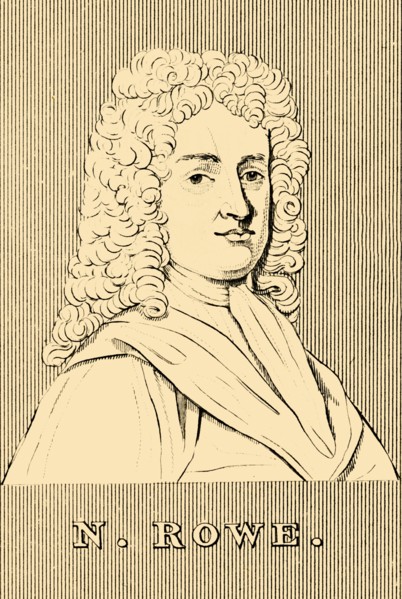 'N. Rowe', (1674-1718), 1830. Creator: Unknown.