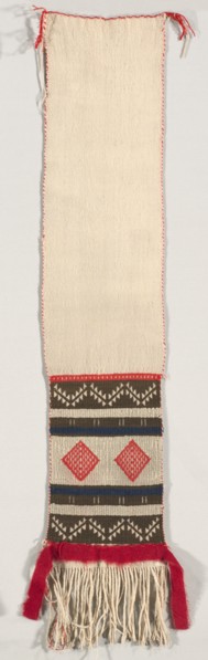 Hopi Brocade Style Dance Sash, c. 1874-1885. Creator: Unknown.