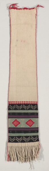 Hopi Brocade Style Dance Sash, c. 1880-1900. Creator: Unknown.