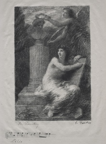 À Berlioz. Creator: Henri Fantin-Latour (French, 1836-1904).