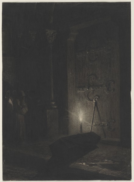 A Funeral , c. mid-1870s-early 1880s. Creator: Jean-Paul Laurens (French, 1838-1921).