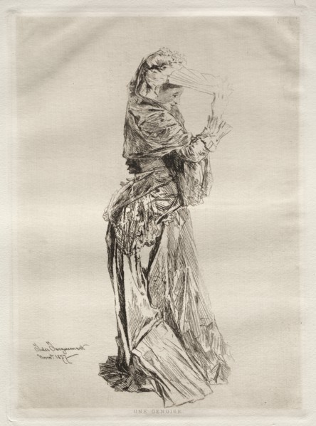 A Genoise, 1877. Creator: Jules Jacquemart (French, 1837-1880).