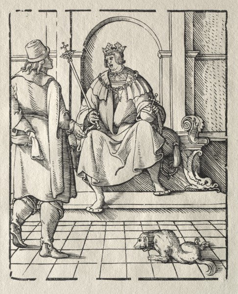 A king Enthroned . Creator: Peter Flötner (German, 1485-1546).