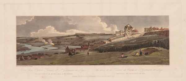 A Selection of Twenty of the Most Picturesque Views in Paris: View from Palace Terrace?, 1803. Creator: Thomas Girtin (British, 1775-1802); Joseph Constantine Stadler (German).