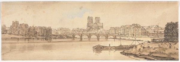 A Selection of Twenty of the Most Picturesque Views in Paris?, 1802. Creator: Thomas Girtin (British, 1775-1802).