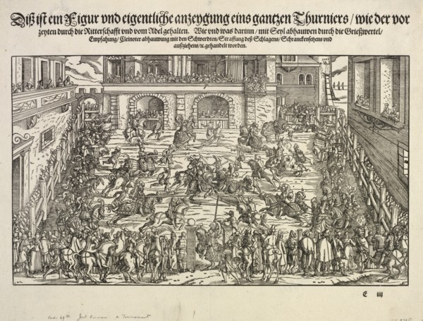 A Tournament, 1565. Creator: Josse Amman (Swiss, 1539-1591).