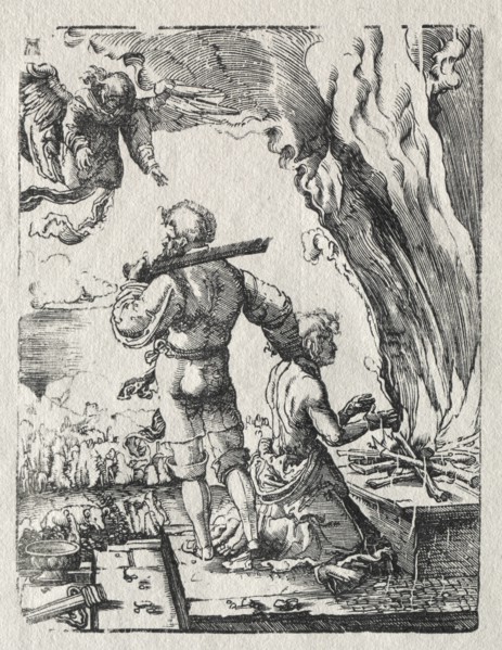 Abraham's Sacrifice, c. 1520. Creator: Albrecht Altdorfer (German, c. 1480-1538).