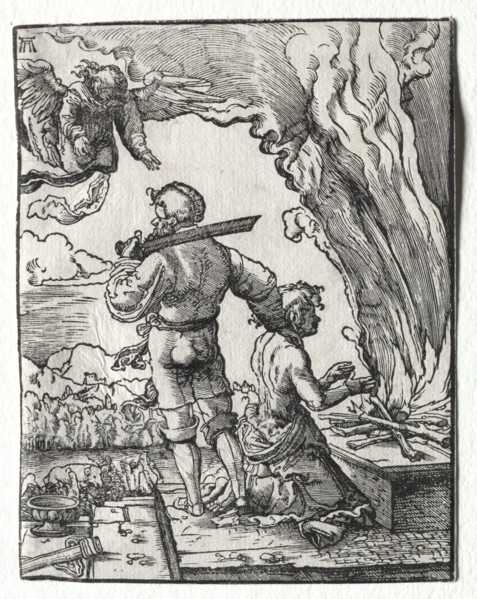 Abraham's Sacrifice, c. 1520. Creator: Albrecht Altdorfer (German, c. 1480-1538).