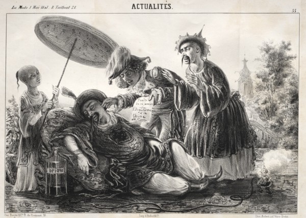 Actualités: --Dites donc! dites donc! celeste Empereur...., 1841. Creator: Clémente Pruche (French, 1831-1870).