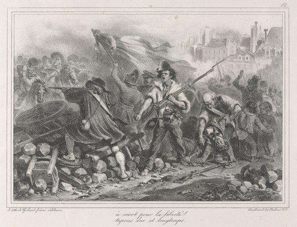 Album of 1831: Freedom or death! , 1831. Creator: Auguste Raffet (French, 1804-1860); Gihaut Freres, Paris.