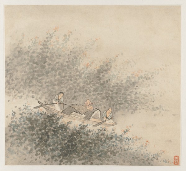 Album of Landscapes: Leaf 6, 1677. Creator: Wang Gai (Chinese, active c. 1677-1705).