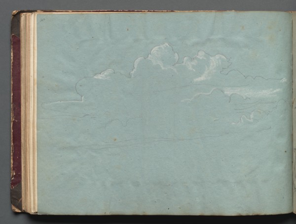 Album with Views of Rome and Surroundings, Landscape Studies, page 36b: Cloud Study. Creator: Franz Johann Heinrich Nadorp (German, 1794-1876).