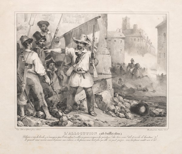 Allocution (July 28, 1830) , 1830. Creator: Nicolas Toussaint Charlet (French, 1792-1845); Gihaut Freres, Paris.