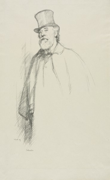 Alphonse Legros, 1897. Creator: William Rothenstein (British, 1872-1945).