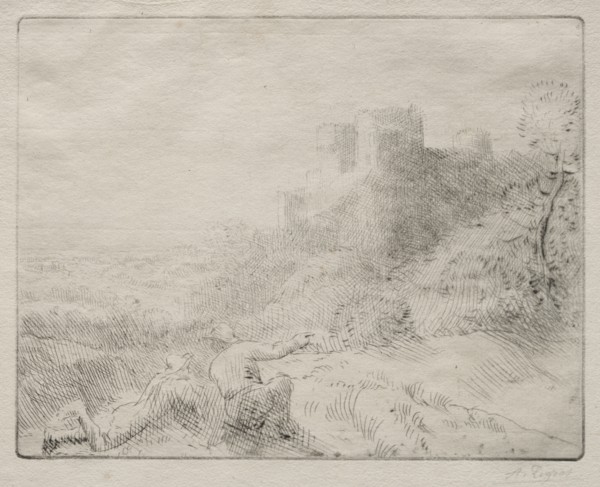 An Old Chateau. Creator: Alphonse Legros (French, 1837-1911).