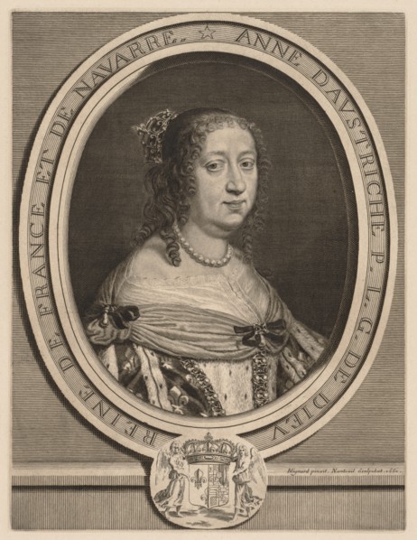 Anne of Austria, Queen of France, 1660. Creator: Robert Nanteuil (French, 1623-1678).