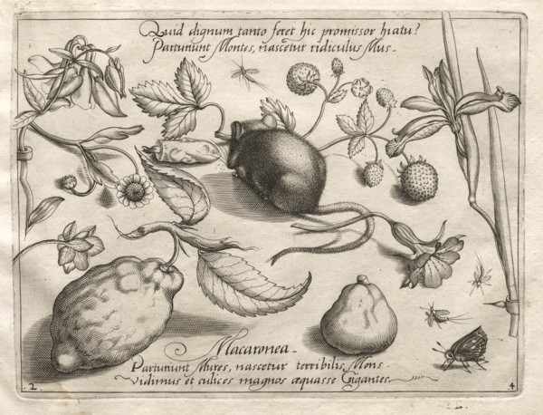 Archetypes and Studies: What can emerge in keeping with such a cavernous promise?, 1592. Creator: Joris Hoefnagel (Flemish, 1542-1601).