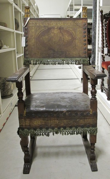 Armchair, 1600s. Creator: Unknown.