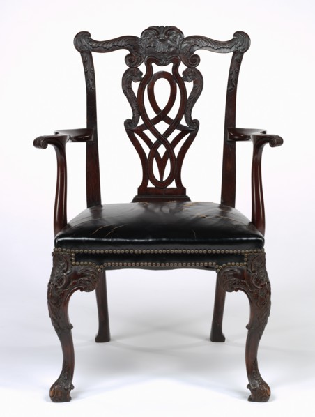 Armchair, c. 1875-1880. Creator: Unknown.