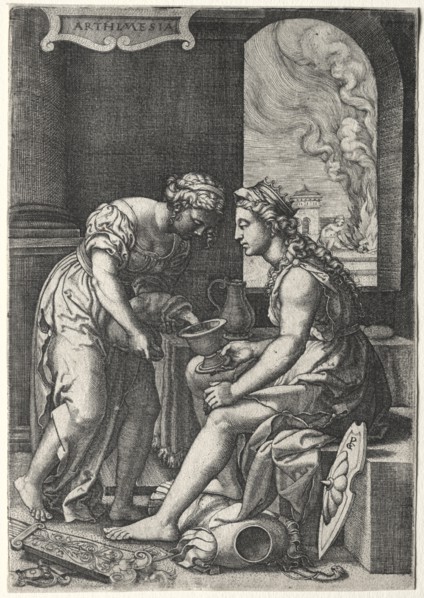 Artemisia, c. 1539. Creator: Georg Pencz (German, c. 1500-1550).