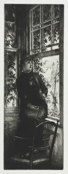 At the Seashore , 1880. Creator: James Tissot (French, 1836-1902).