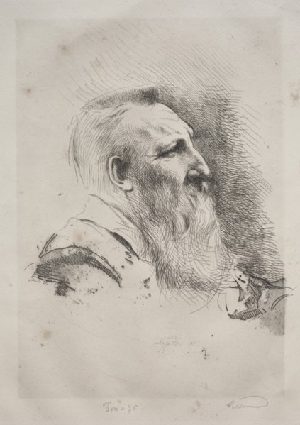 Auguste Rodin, 1900. Creator: Albert Besnard (French, 1849-1934).