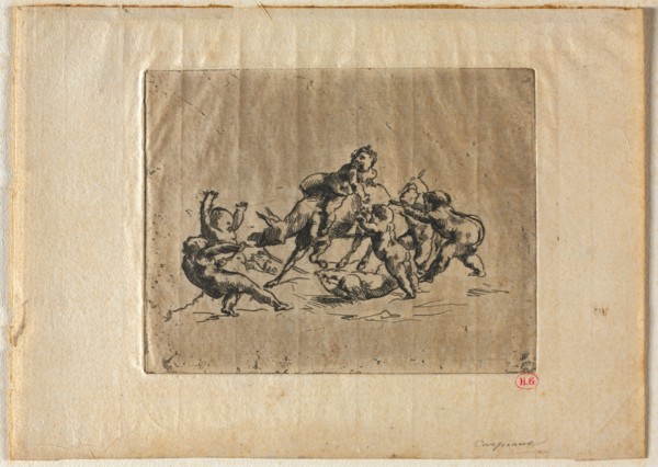 Bacchanal with Children and Donkey. Creator: Jean-Baptiste Carpeaux (French, 1827-1875).