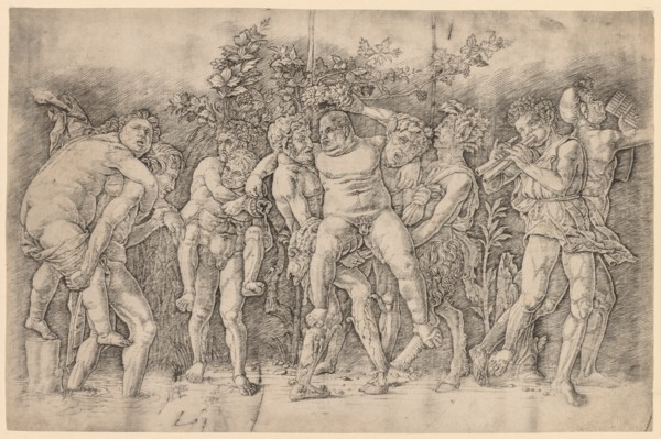 Bacchanal with Silenus. Creator: Andrea Mantegna (Italian, 1431-1506).