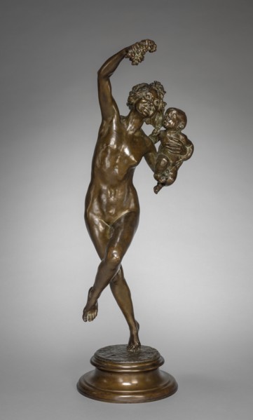 Bacchante and Infant Faun, 1894. Creator: Frederick William MacMonnies (American, 1863-1937).
