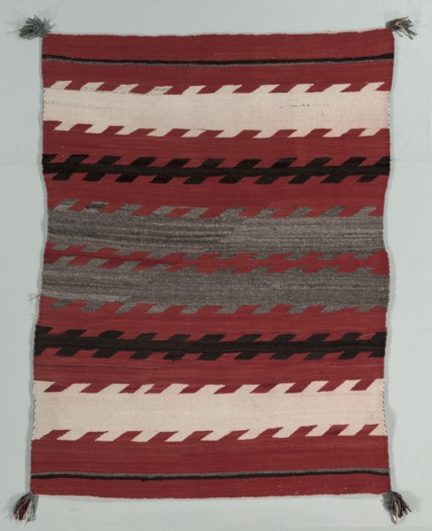 Banded Rug, c. 1890-1900. Creator: Unknown.