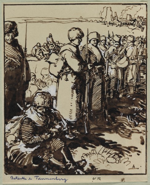 Bataille de Tannenberg, 1914. Creator: Auguste Louis Lepère (French, 1849-1918).