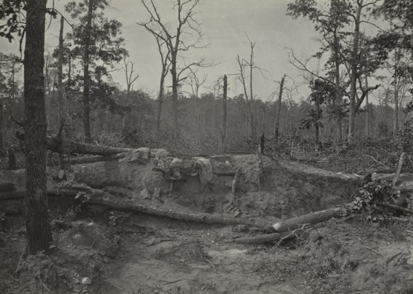 Battlefield of New Hope Church, Georgia, No. 2, 1865-1866. Creator: George N. Barnard (American, 1819-1902).