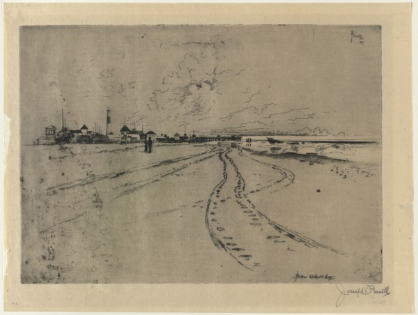Below Atlantic City, 1881. Creator: Joseph Pennell (American, 1857-1926).