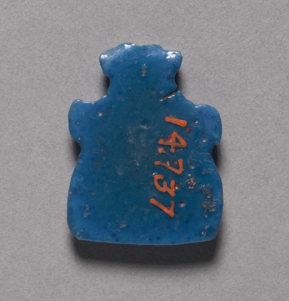 Bes Head Amulet, 1069-715 BC. Creator: Unknown.