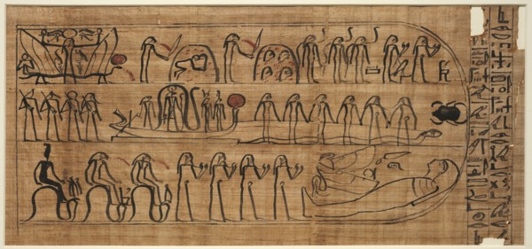 Book of Amduat of Buiruharmut, with Elements of the Tenth through Twelfth Hours, 1000-900 BC. Creator: Unknown.