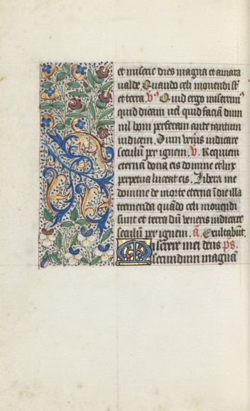 Book of Hours (Use of Rouen): fol. 133v, c. 1470. Creator: Master of the Geneva Latini (French, active Rouen, 1460-80).