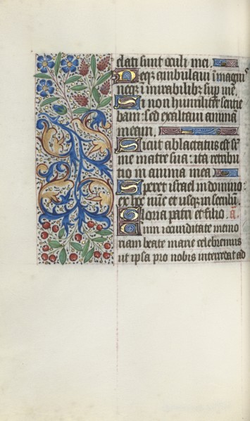 Book of Hours (Use of Rouen): fol. 77v, c. 1470. Creator: Master of the Geneva Latini (French, active Rouen, 1460-80).
