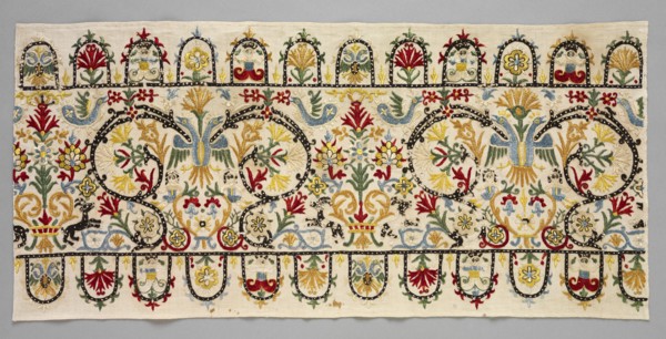 Border Strip of a Skirt, 1600s - 1700s. Creator: Unknown.