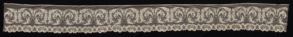 Border with Floral Motifs, 19th century. Creator: Unknown.