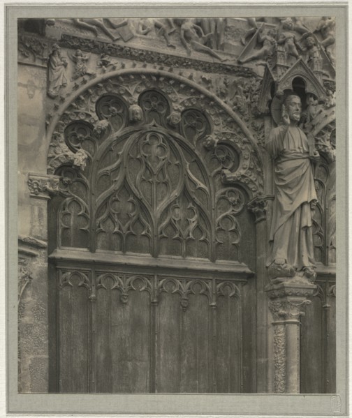 Bourges Cathedral: Crypt Under Nave, c. 1900. Creator: Frederick H. Evans (British, 1853-1943).