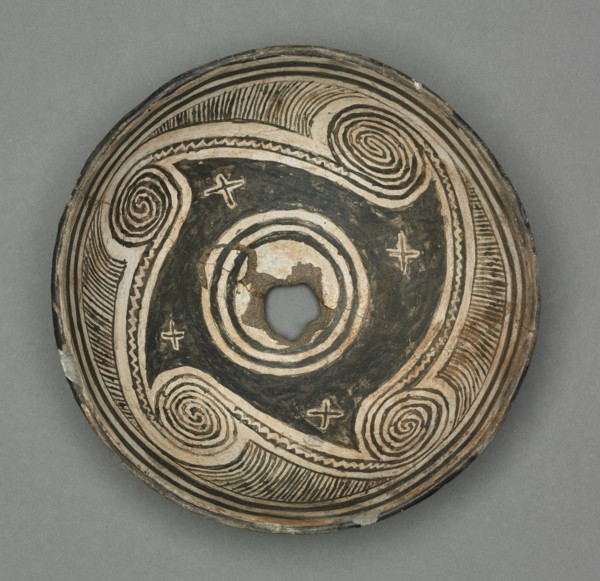 Bowl with Geometric Design (Four- part Scroll), 1000- 1150. Creator: Unknown.
