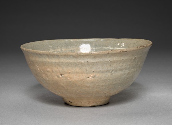 Bowl with White-slip Decorations, 1300s-1400s. Creator: Unknown.