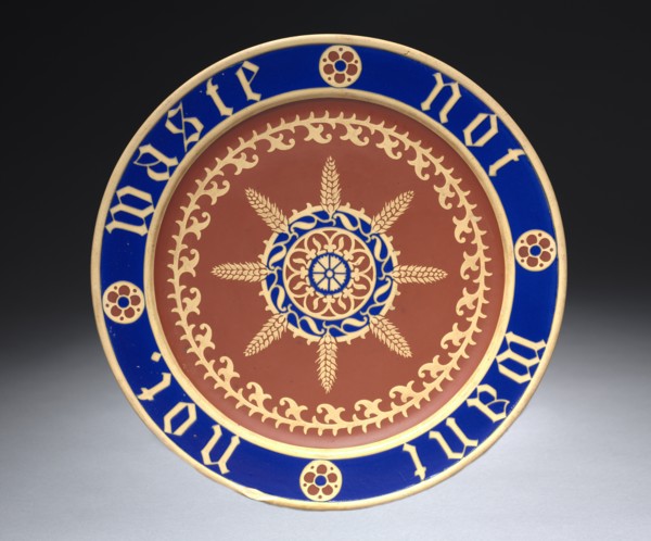 Bread Plate, c. 1850. Creator: Augustus Welby Northmore Pugin (British, 1812-1852).